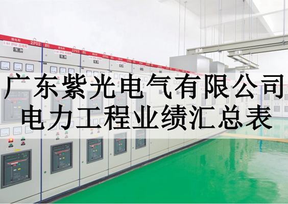 紫光電氣工程案例業(yè)績(jī)總表 紫光電氣工程案例業(yè)績(jī)總表
